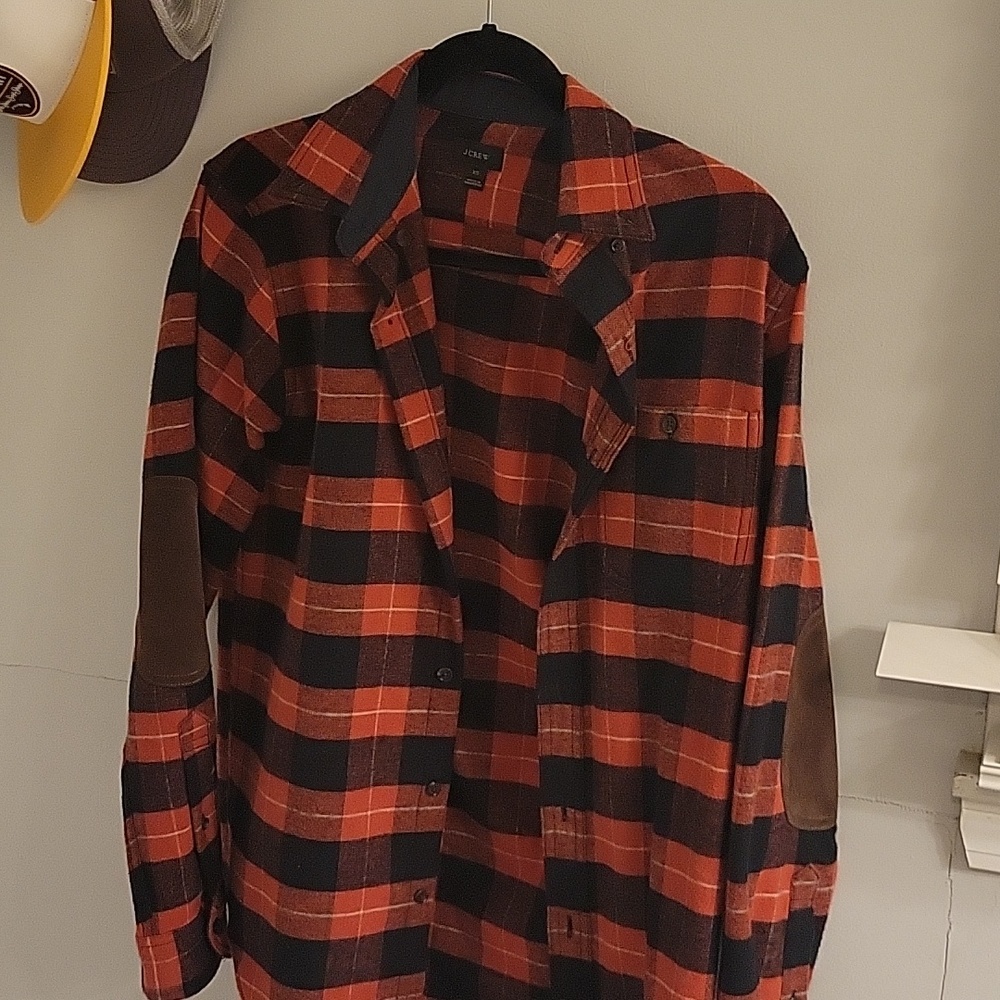 J. Crew flannel long sleeve button up